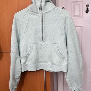 Scuba Oversized Funnel-Neck Half Zip